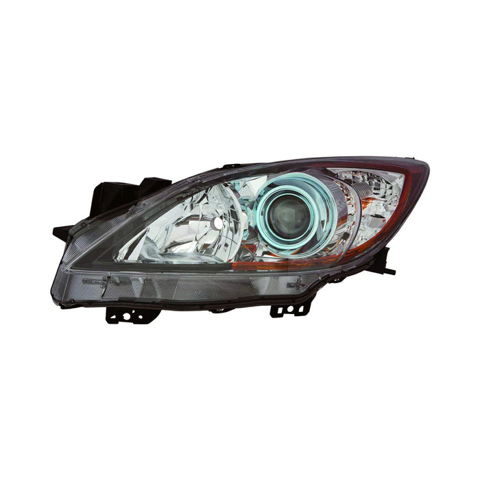 2012-2013 Mazda 3 Driver Side Headlight Lens Housing Halogen - MA2518143-Partify-Painted-Replacement-Body-Parts