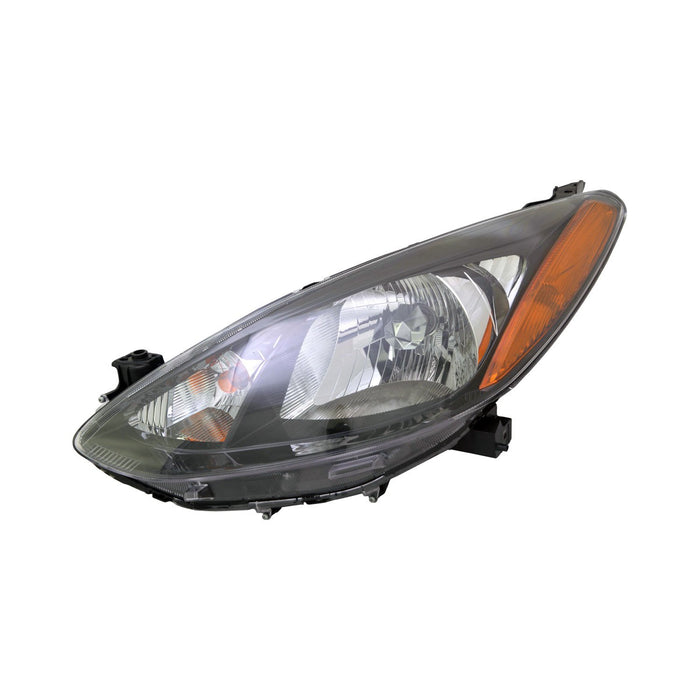 2011-2014 Mazda 2 Driver Side Headlight Lens Housing - MA2518144-Partify-Painted-Replacement-Body-Parts