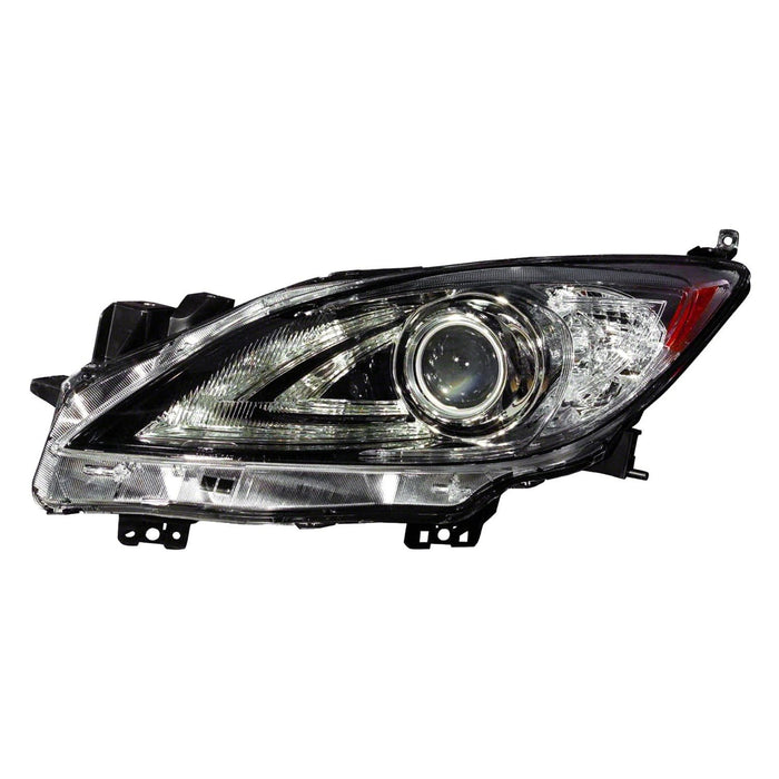 2010-2013 Mazda 3 Driver Side Headlight Lens Housing Hid W/O Auto Level Control W/Drl Hatchback/Sedan - MA2518149-Partify-Painted-Replacement-Body-Parts