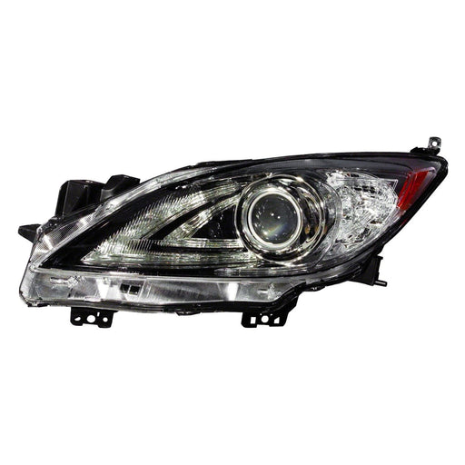 2010-2013 Mazda 3 Driver Side Headlight Lens Housing Hid W/O Auto Level Control W/Drl Hatchback/Sedan - MA2518149-Partify-Painted-Replacement-Body-Parts