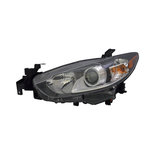 2014-2020 Mazda 6 Driver Side Headlight Lens Housing Halogen Sedan - MA2518160-Partify-Painted-Replacement-Body-Parts