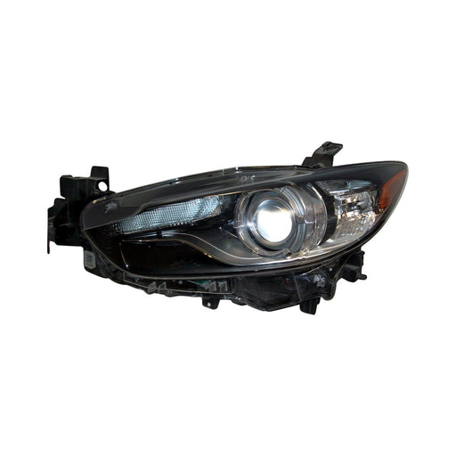 2014-2017 Mazda 6 Driver Side Headlight Lens Housing Hid - MA2518164-Partify-Painted-Replacement-Body-Parts