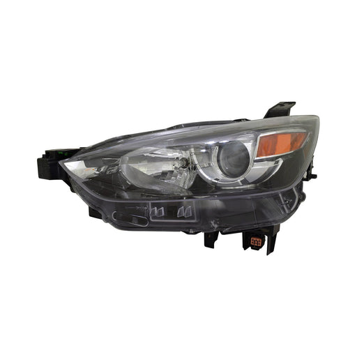 2016-2022 Mazda CX-3 Driver Side Headlight Lens Housing Halogen - MA2518173-Partify-Painted-Replacement-Body-Parts