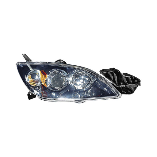 2004-2009 Mazda 3 Passenger Side Headlight Lens Housing Halogen Sedan - MA2519108-Partify-Painted-Replacement-Body-Parts