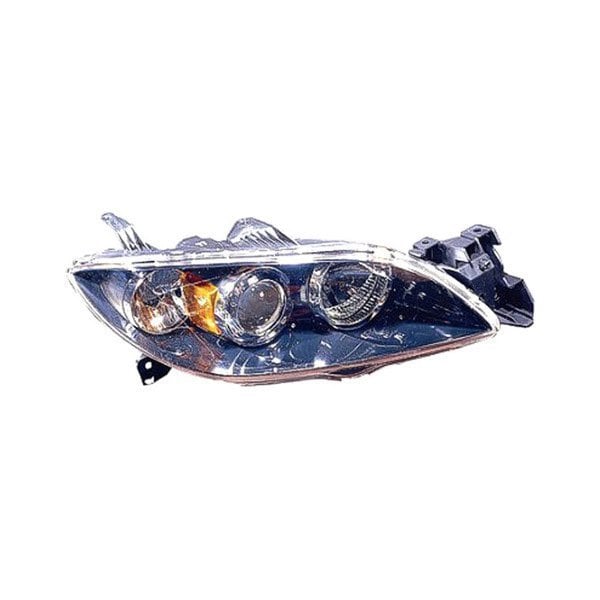2004-2006 Mazda 3 Passenger Side Headlight Lens Housing Hid Sedan - MA2519113-Partify-Painted-Replacement-Body-Parts