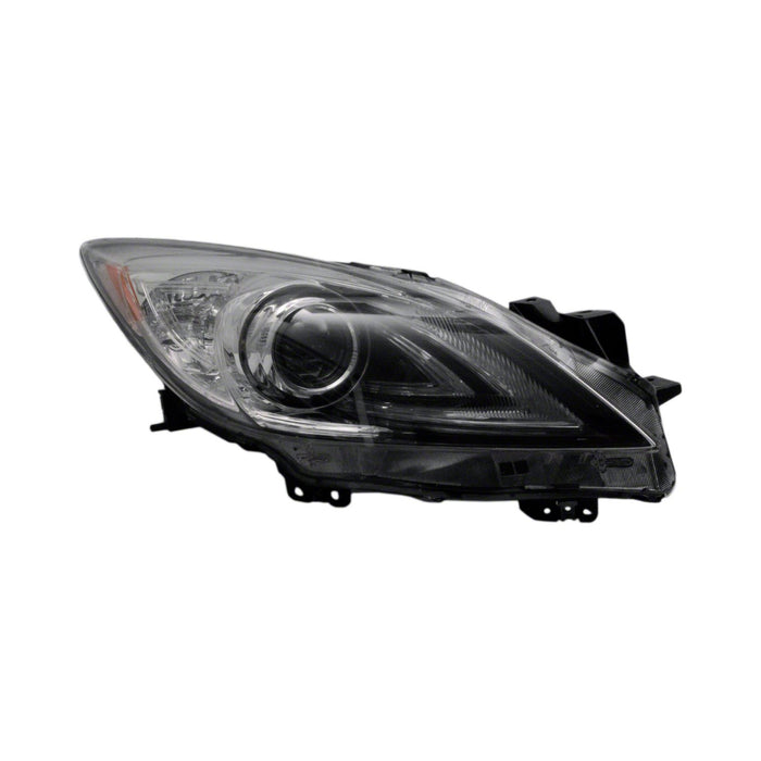 2010-2011 Mazda 3 Passenger Side Headlight Lens Housing Hid W/Auto Level Control W/Drl - MA2519136-Partify-Painted-Replacement-Body-Parts