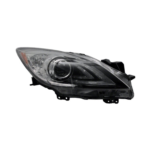 2010-2011 Mazda 3 Passenger Side Headlight Lens Housing Hid W/Auto Level Control W/Drl - MA2519136-Partify-Painted-Replacement-Body-Parts