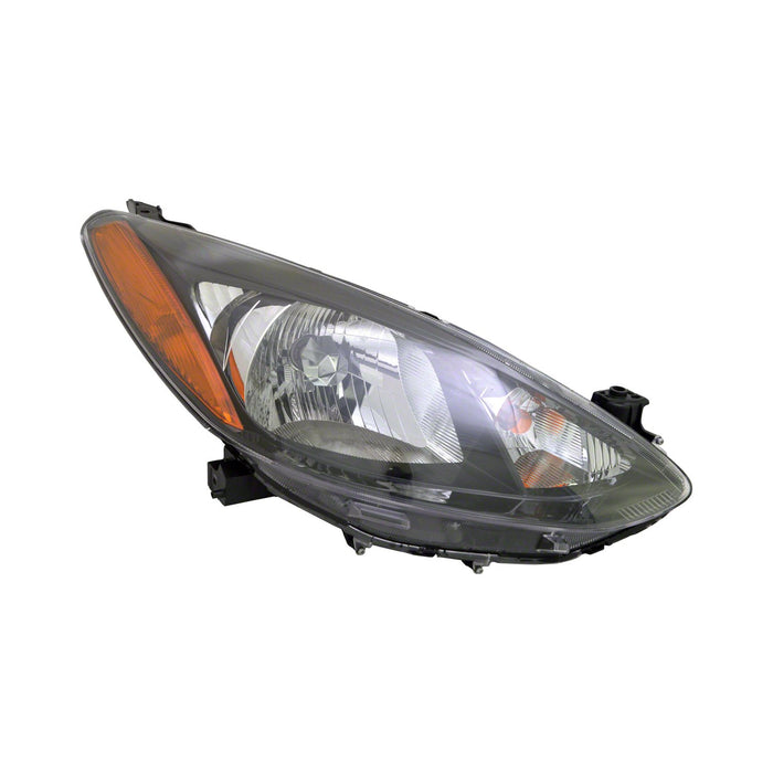 2011-2014 Mazda 2 Passenger Side Headlight Lens Housing - MA2519144-Partify-Painted-Replacement-Body-Parts