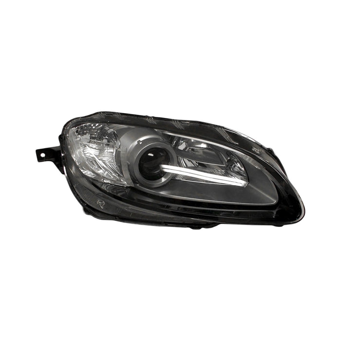 2009-2012 Mazda MX-5 Miata Passenger Side Headlight Lens Housing Halogen Silver Bezel - MA2519154-Partify-Painted-Replacement-Body-Parts