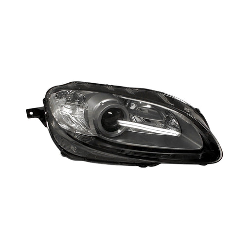 2009-2012 Mazda MX-5 Miata Passenger Side Headlight Lens Housing Halogen Silver Bezel - MA2519154-Partify-Painted-Replacement-Body-Parts