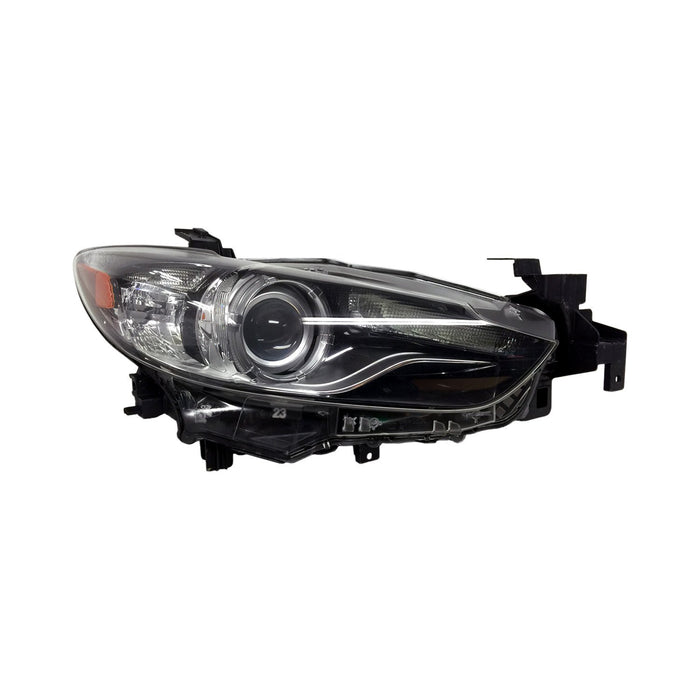 2014-2017 Mazda 6 Passenger Side Headlight Lens Housing Hid - MA2519164-Partify-Painted-Replacement-Body-Parts