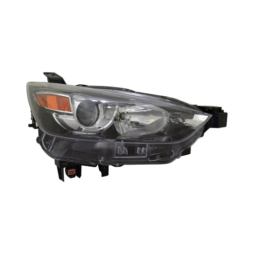 2016-2022 Mazda CX-3 Passenger Side Headlight Lens Housing Halogen - MA2519173-Partify-Painted-Replacement-Body-Parts