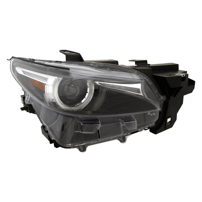 2016-2021 Mazda CX-9 Passenger Side Headlight Lens Housing Led W/Adaptive Headlamps - MA2519174-Partify-Painted-Replacement-Body-Parts