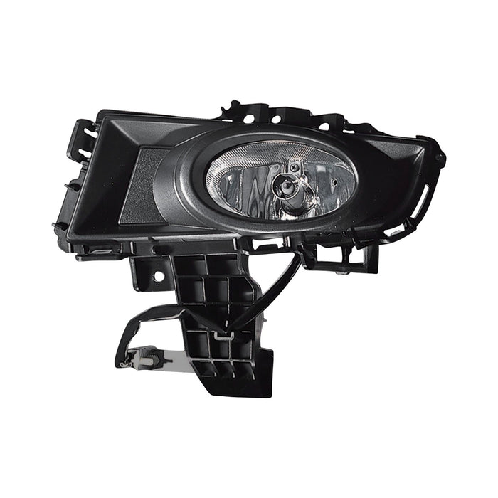 2007-2009 Mazda 3 Driver Side Fog Light Assembly Factory Installed Chrome Sedan - MA2592115-Partify-Painted-Replacement-Body-Parts
