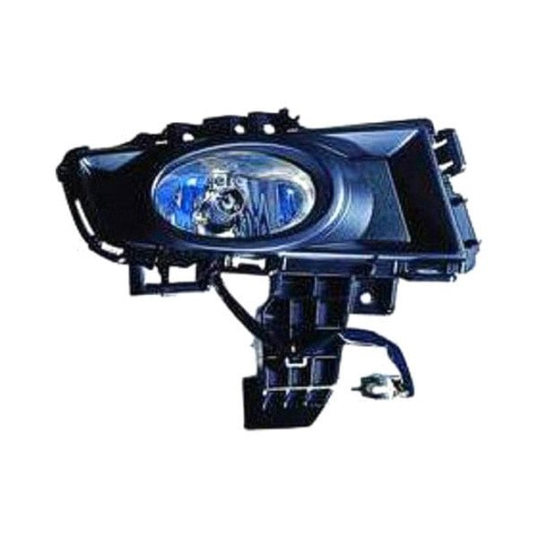 2007-2009 Mazda 3 Passenger Side Fog Light Assembly Factory Installed Chrome Sedan - MA2593115-Partify-Painted-Replacement-Body-Parts