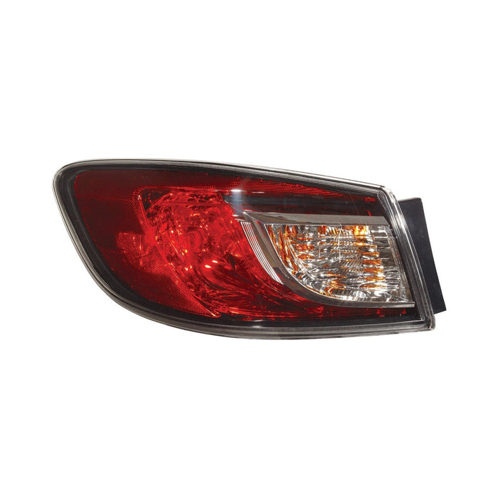 2010-2013 Mazda 3 Driver Side Tail Light Assembly Std Type Sedan - MA2800144-Partify-Painted-Replacement-Body-Parts