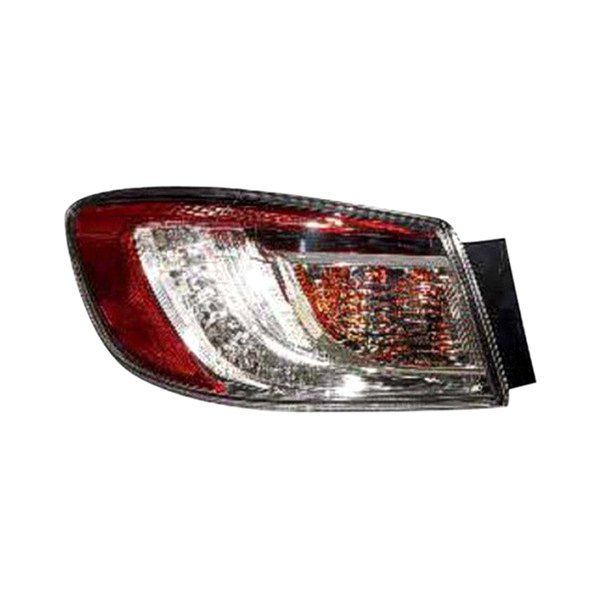 2010-2013 Mazda 3 Driver Side Tail Light Assembly Led Type Sedan - MA2800146-Partify-Painted-Replacement-Body-Parts