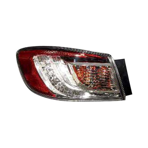 2010-2013 Mazda 3 Driver Side Tail Light Assembly Led Type Sedan - MA2800146-Partify-Painted-Replacement-Body-Parts