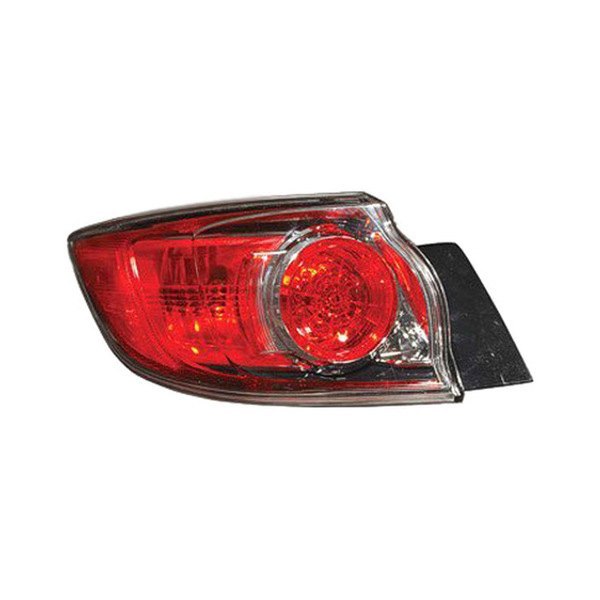 2010-2013 Mazda 3 Driver Side Tail Light Assembly Std Type Hatchback - MA2800147-Partify-Painted-Replacement-Body-Parts
