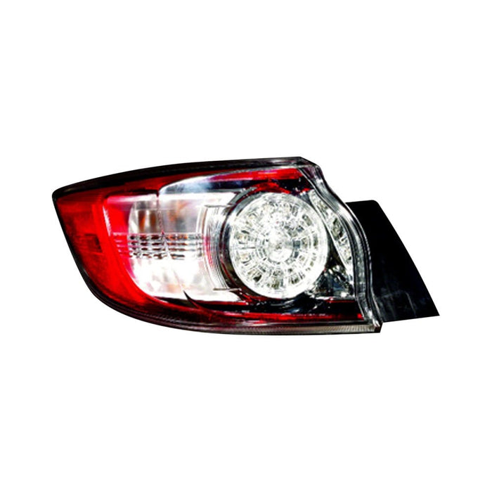 2010-2013 Mazda 3 Driver Side Tail Light Assembly Led Type Hatchback - MA2800148-Partify-Painted-Replacement-Body-Parts