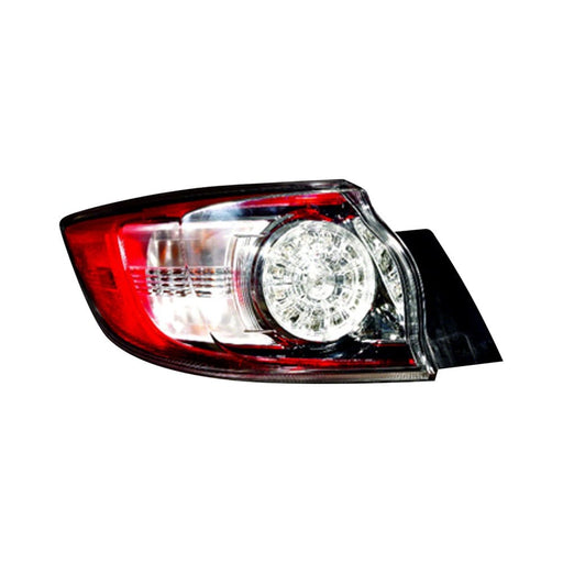 2010-2013 Mazda 3 Driver Side Tail Light Assembly Led Type Hatchback - MA2800148-Partify-Painted-Replacement-Body-Parts