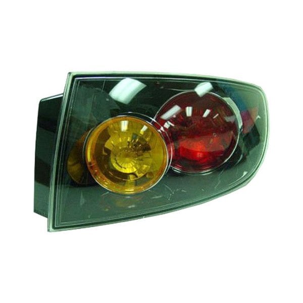 2004-2006 Mazda 3 Passenger Side Tail Light Assembly W/Sport Bumper 4 Door Sedan - MA2801127-Partify-Painted-Replacement-Body-Parts