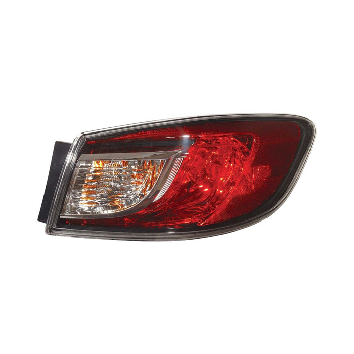2010-2013 Mazda 3 Passenger Side Tail Light Assembly Std Type Sedan - MA2801144-Partify-Painted-Replacement-Body-Parts