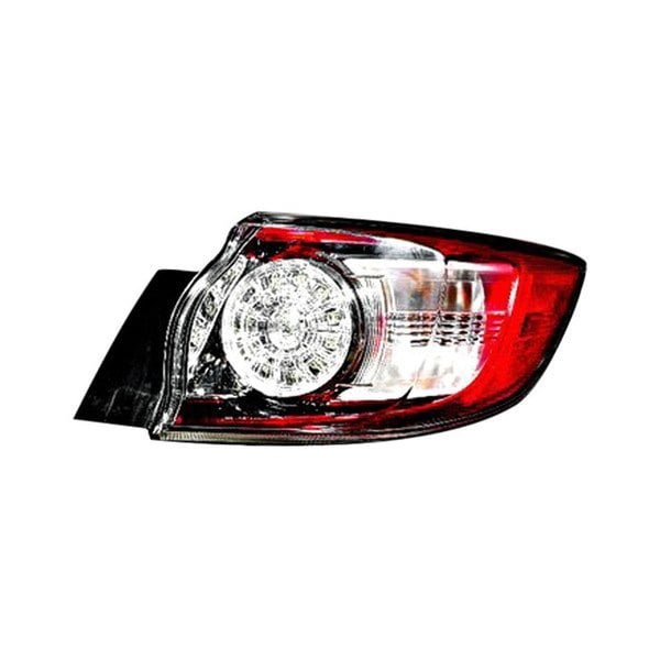2010-2013 Mazda 3 Passenger Side Tail Light Assembly Led Type Hatchback - MA2801148-Partify-Painted-Replacement-Body-Parts