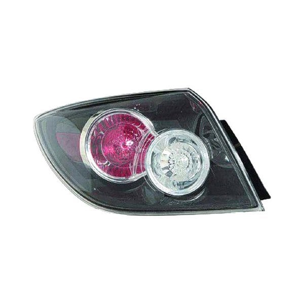 2007-2009 Mazda 3 Driver Side Tail Light Assembly Std Type Outer Hatchback - MA2804106-Partify-Painted-Replacement-Body-Parts