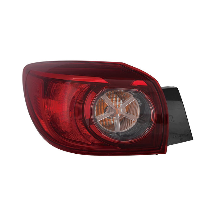 2014-2018 Mazda 3 Driver Side Tail Light Assembly Bulb Type Japan Built Clear Outer Hatchback - MA2804115-Partify-Painted-Replacement-Body-Parts
