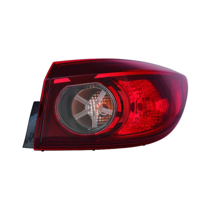 2014-2018 Mazda 3 Passenger Side Tail Light Assembly Bulb Type Mexico Built Outer Sedan - MA2805123-Partify-Painted-Replacement-Body-Parts