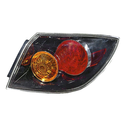 2004-2006 Mazda 3 Passenger Side Tail Light Housing W/O Led Includes Lens 4 Door Hatchback - MA2819106-Partify-Painted-Replacement-Body-Parts