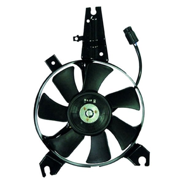 1997-1998 Mazda MPV A/C Condenser Fan Assembly Includes Motor/Blade/Shroud Denso Design From 11/1/96 - MA3113109-Partify-Painted-Replacement-Body-Parts