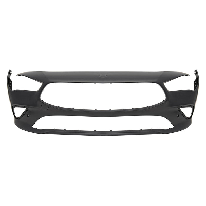 2020-2023 Mercedes-Benz CLA250 Front Bumper C118 W/O Amg Styling Pkg W/O Night Pkg W/Active Park Assist - MB1000652-Partify-Painted-Replacement-Body-Parts