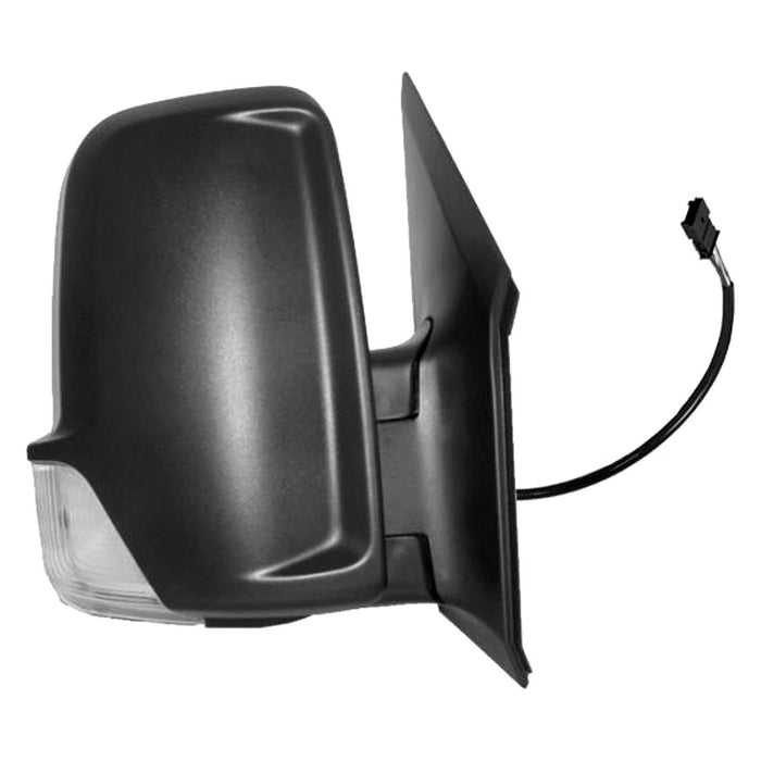 2010-2018 Mercedes-Benz Sprinter 2500/3500 Passenger Side Door Mirror Ncv3 Power Heated W/Signal Lamp Std Type Assembly - MB1321114-Partify-Painted-Replacement-Body-Parts