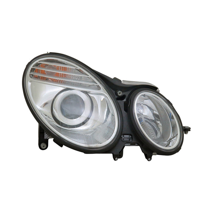 2007-2009 Mercedes-Benz E280/E300/E320/E350/E550/E63 AMG Passenger Side Headlight Assembly Halogen From 6-30-06 Sealed Beam - MB2501100-Partify-Painted-Replacement-Body-Parts