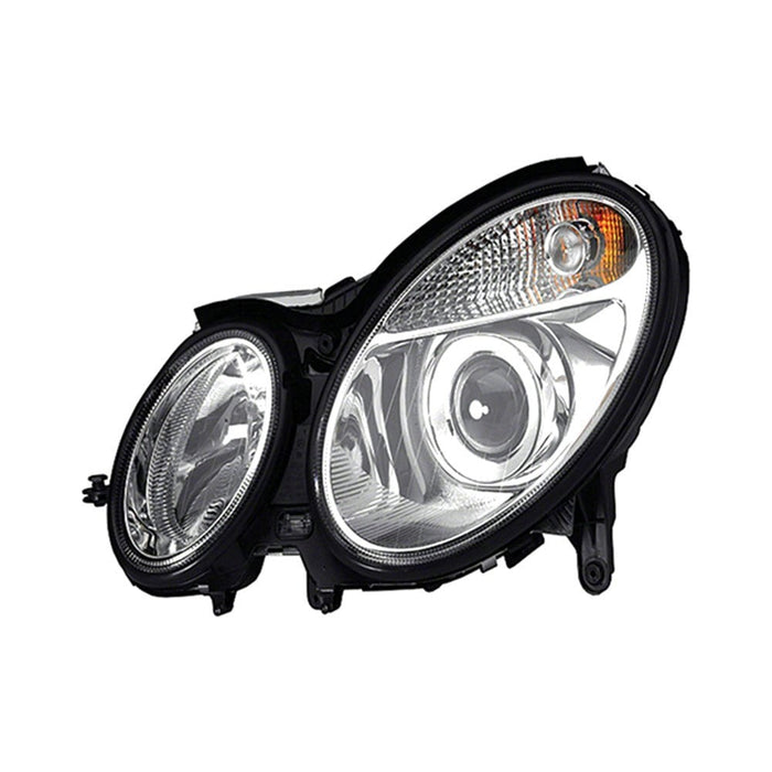 2003-2006 Mercedes-Benz E320/E500/E55 AMG Driver Side Headlight Assembly Bi-Xenon W/Cornering Lamps Composite 4 Door Sedan - MB2502124-Partify-Painted-Replacement-Body-Parts