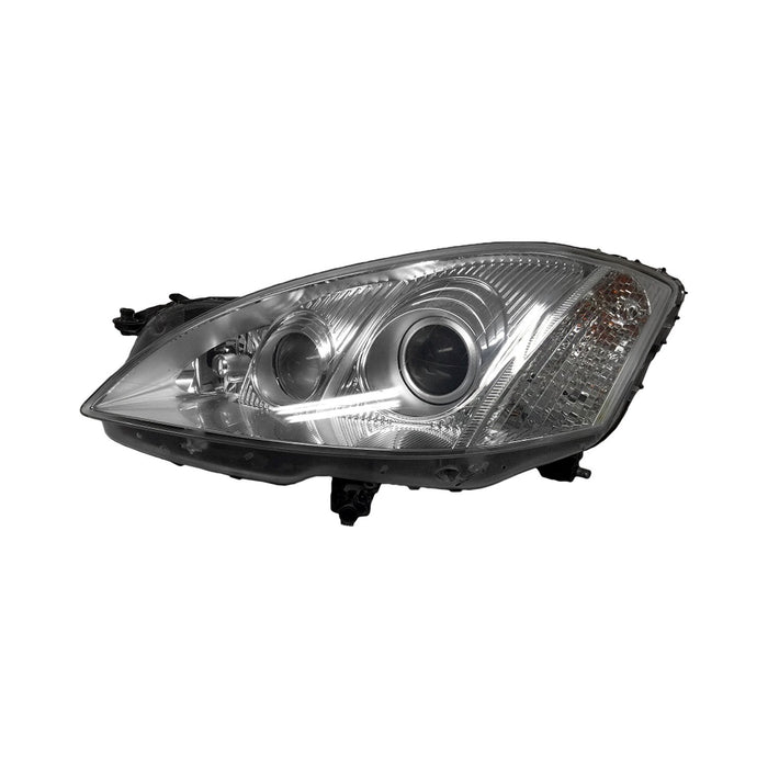 2007-2013 Mercedes-Benz S550 Driver Side Headlight Assembly Xenon W/Night Vision System Composite - MB2502161-Partify-Painted-Replacement-Body-Parts