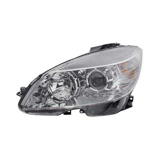 2008-2011 Mercedes-Benz C230/C300/C350/C63 AMG Driver Side Headlight Assembly Halogen To 2-9-07 Composite - MB2502162-Partify-Painted-Replacement-Body-Parts