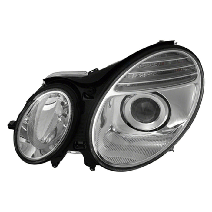 2007-2009 Mercedes-Benz E350/E550/E63 AMG Driver Side Headlight Assembly Xenon W/Curve Lighting From 8-31-06 Composite - MB2502174-Partify-Painted-Replacement-Body-Parts
