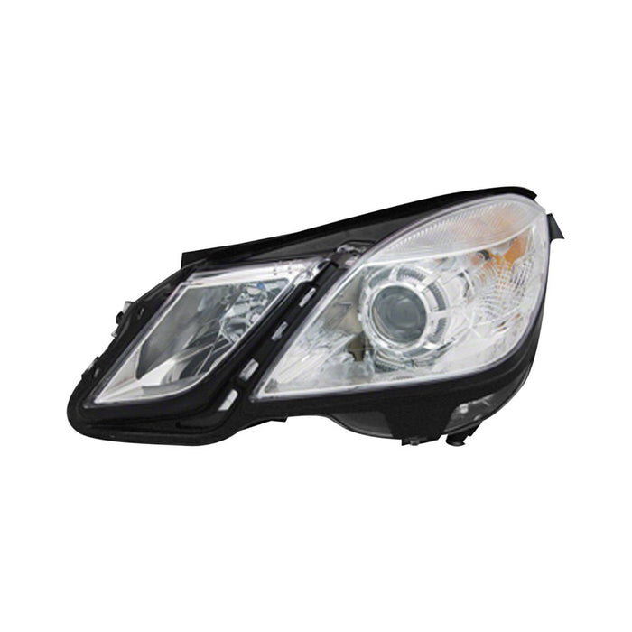 2010-2014 Mercedes-Benz E350/E550 Driver Side Headlight Assembly W212 Halogen W/O Cornering Lamps Composite Sedan - MB2502182-Partify-Painted-Replacement-Body-Parts