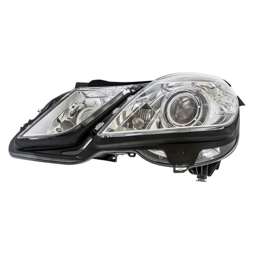 2010-2014 Mercedes-Benz E350/E550 Driver Side Headlight Assembly W212 Halogen W/Cornering Lamps W/O Night Vision System Composite Sedan/Wagon - MB2502183-Partify-Painted-Replacement-Body-Parts