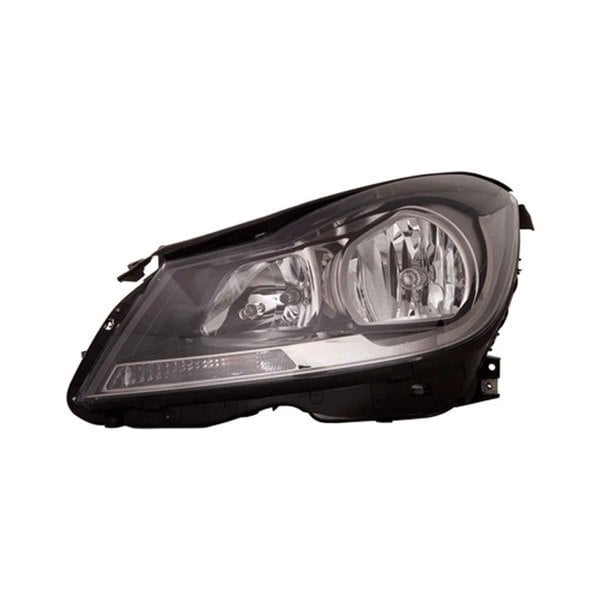 2012-2015 Mercedes-Benz C250/C350/C63 AMG Driver Side Headlight Assembly W204 W/O Cornering Lamps Composite Coupe - MB2502186-Partify-Painted-Replacement-Body-Parts