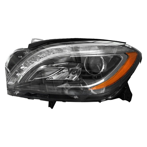 2012-2015 Mercedes-Benz ML350/ML550/ML63 AMG Driver Side Headlight Assembly W166 Bi-Xenon W/Night Vision Composite - MB2502196-Partify-Painted-Replacement-Body-Parts