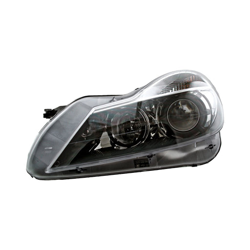 2009-2012 Mercedes-Benz SL550/SL600/SL63 AMG/SL65 AMG Driver Side Headlight Assembly Bi-Xenon W/Curve Lighting Chrome Bezel W/ Trim Composite - MB2502199-Partify-Painted-Replacement-Body-Parts