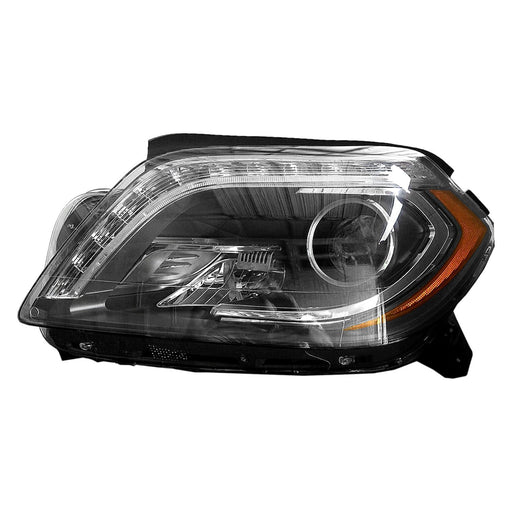 2013-2016 Mercedes-Benz GL350/GL450/GL550/GL63 AMG Driver Side Headlight Assembly X166 W/Cornering Lamps W/O Night Vision Composite - MB2502216-Partify-Painted-Replacement-Body-Parts