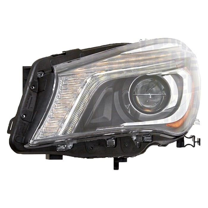 2014-2019 Mercedes-Benz CLA250/CLA45 AMG Driver Side Headlight Assembly C117 Bi-Xenon Composite - MB2502224-Partify-Painted-Replacement-Body-Parts