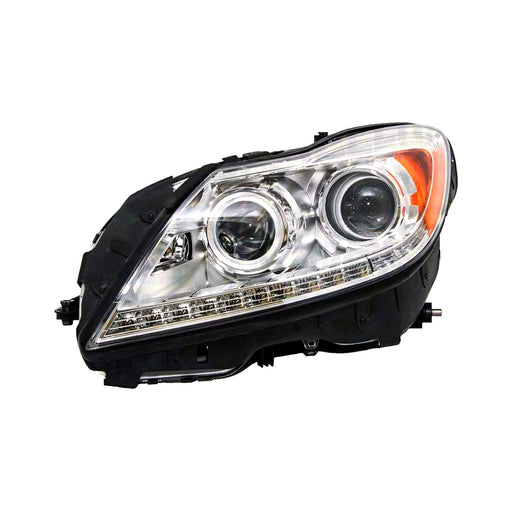 2012 Mercedes-Benz CL550/CL600/CL63 AMG/CL65 AMG Driver Side Headlight Assembly C216 Bi-Xenon W/Active Curve Lighting W/O Night View Assist Composite - MB2502250-Partify-Painted-Replacement-Body-Parts