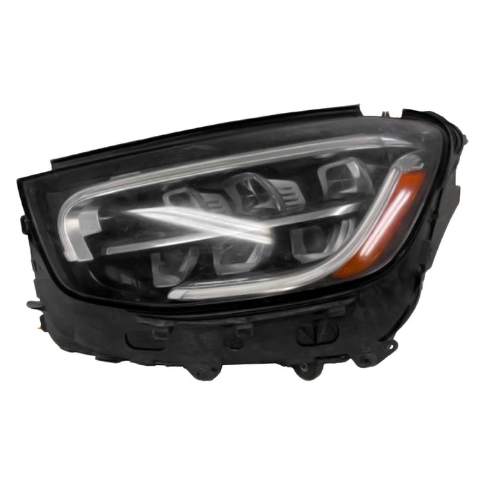 2020-2022 Mercedes-Benz GLC300/GLC350e/GLC43 AMG/GLC63 AMG/GLC63 AMG S Driver Side Headlight Assembly C253 W/O Active Lighting Composite Sport Utility Coupe - MB2502262-Partify-Painted-Replacement-Body-Parts