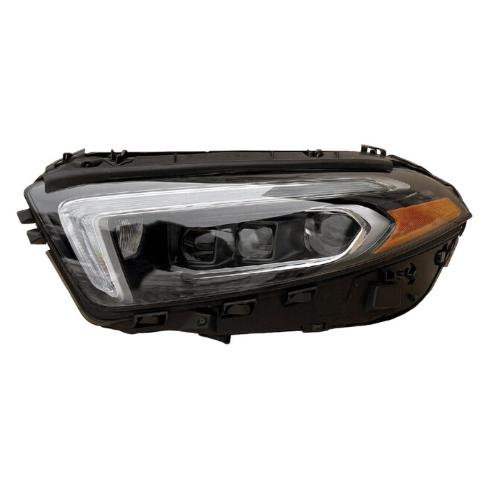 2019-2022 Mercedes-Benz A220/A250/A35 AMG Driver Side Headlight Assembly V177 W/O Adaptive Headlamps Composite Hatchback/Sedan - MB2502263-Partify-Painted-Replacement-Body-Parts